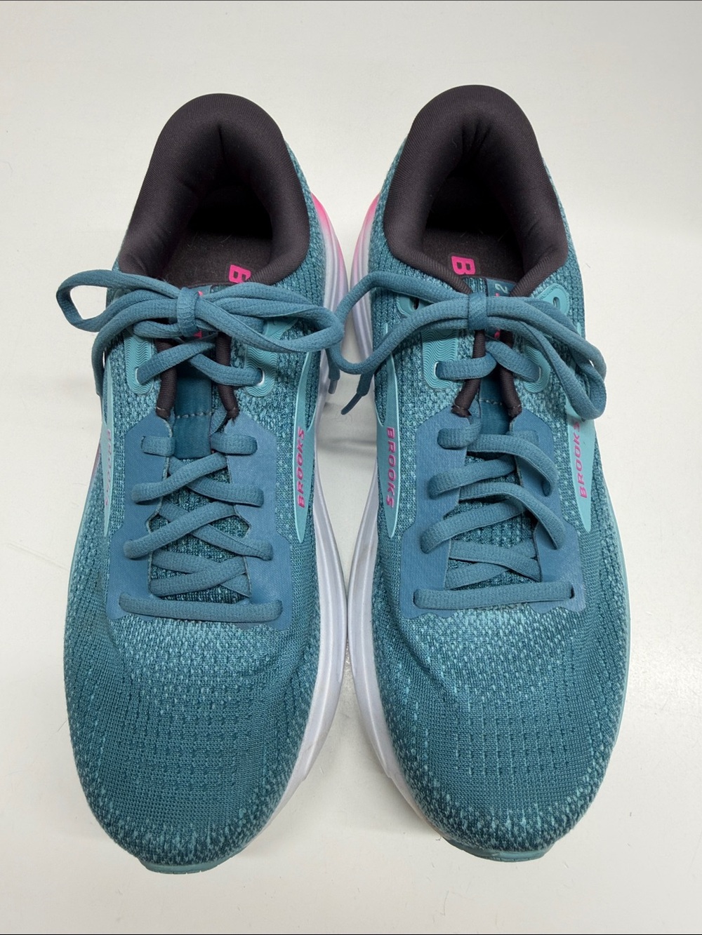 Brooks Ghost Max 2 Sneakers Running Lace Up Athletic Shoes Blue Women’s Size 9.5 - Picture 2 of 11